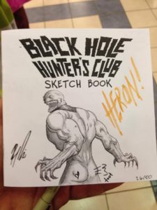 BLACK HOLE HUNTERS CLUB sketch book
