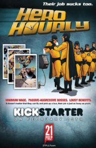 HERO HOURLY #1 Kickstarter ad