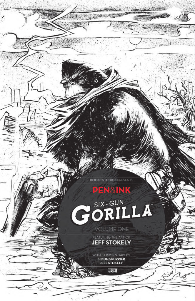 PenandInk_SixGunGorilla_001_cover