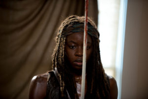 Danai Gurira as Michonne - The Walking Dead _ Season 6, Episode 8 - Photo Credit: Gene Page/AMC