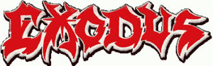 Exodus logo - jagged red