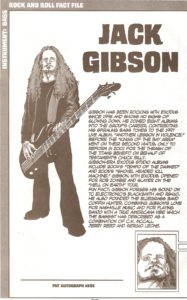 Exodus member 5 - Jack Gibson