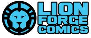 Lion Forge Comics logo - blue