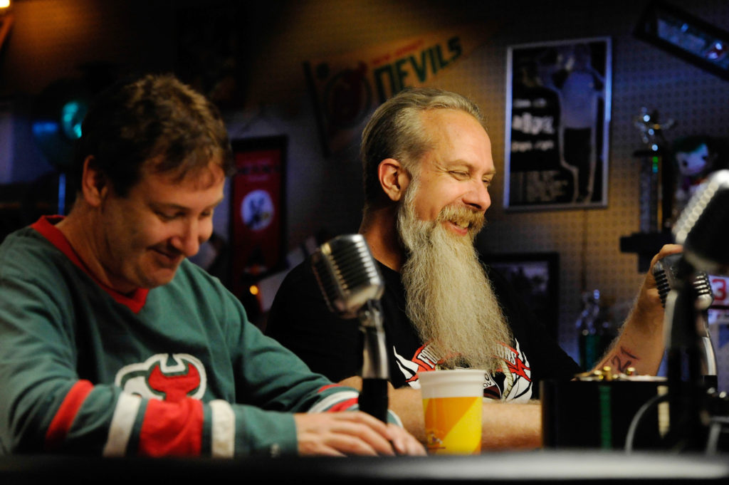 Walt Flanagan and Bryan Johnson - Comic Book Men _ Season 5, Episode 2 - Photo Credit: David E. Steele/AMC