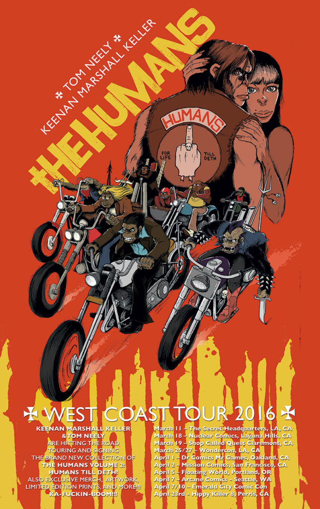 THE HUMANS RIDE OUT IN HONOR OF VOLUME 2 RELEASE