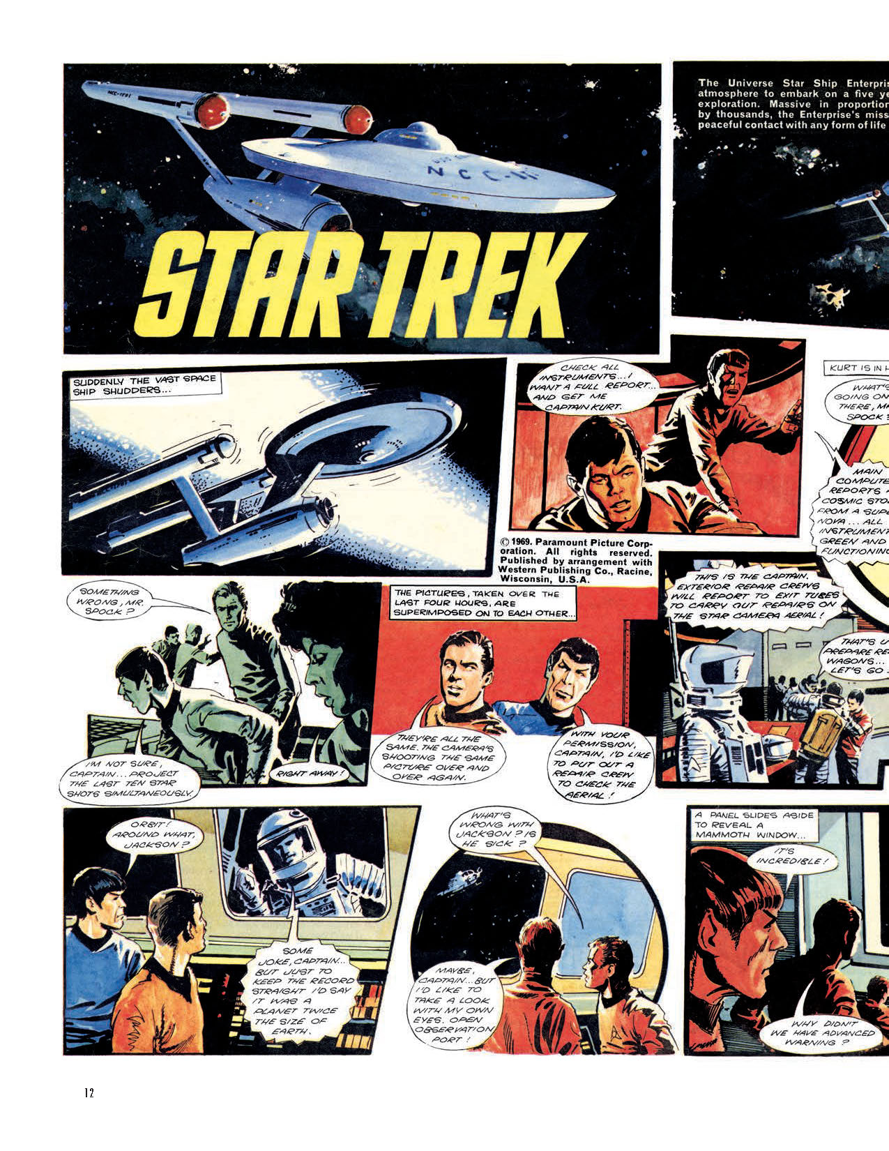 star trek the classic uk comics volume 1