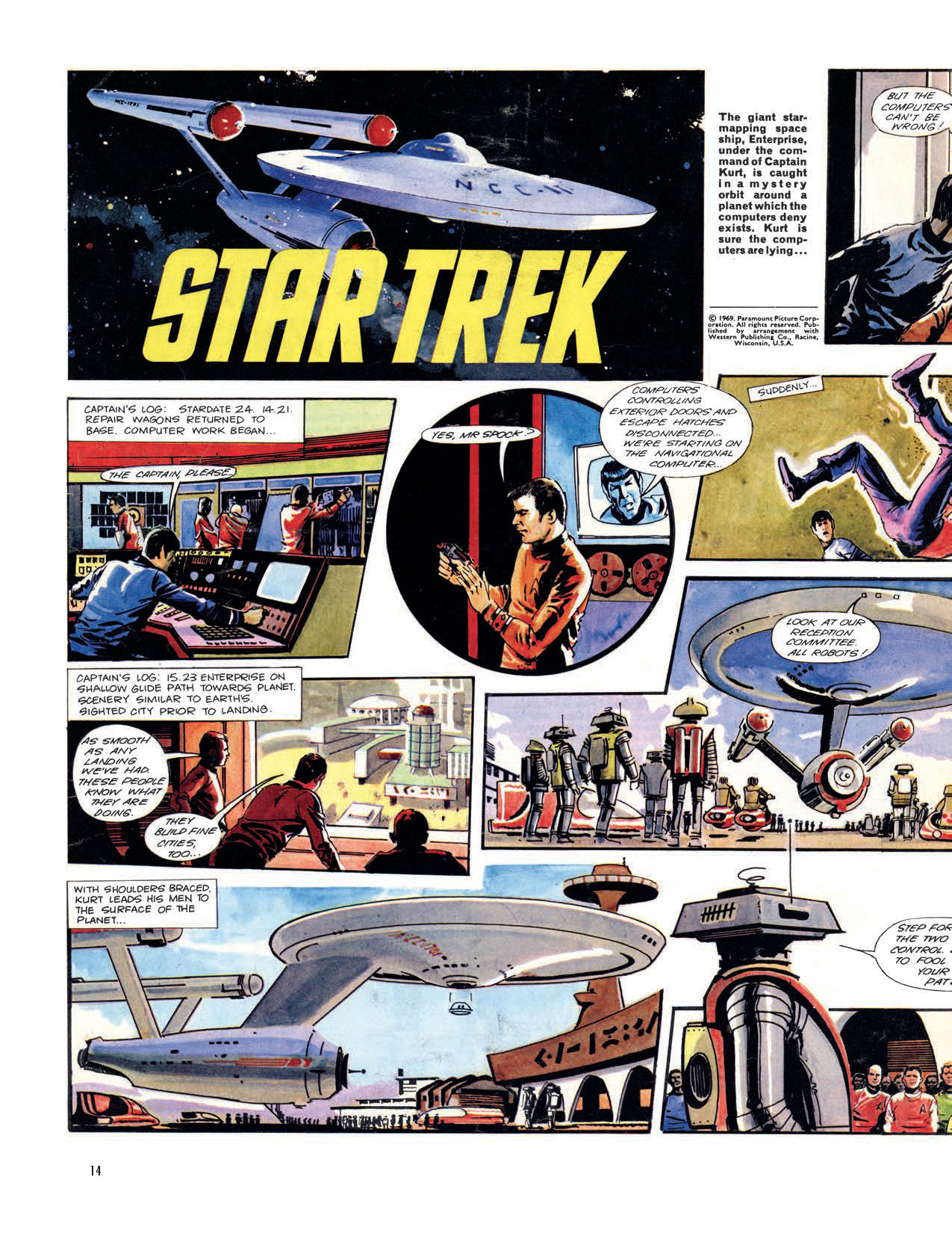 star trek the classic uk comics volume 1